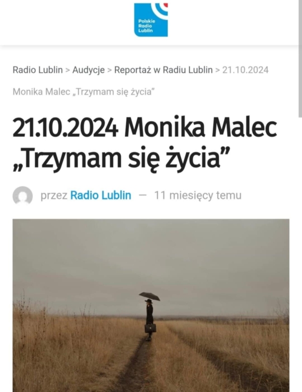 reportaż Radia Lublin Trzymam się życia